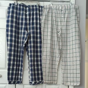 NWOT! LOT OF 2! ~VULCANODON & FRUIT OF THE LOOM~ PAJAMA BOTTOMS-XXL